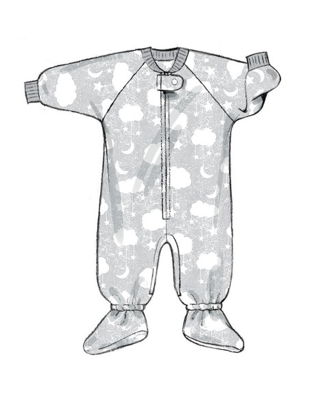 Padrão de ninho de anjo - Butterick 6968