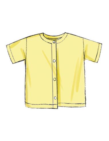 Padrão de ninho de anjo - Butterick 6968