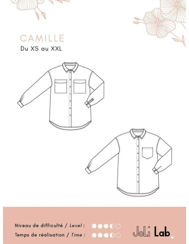 Padrão de camisa Camille - Joli Lab