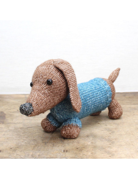 Kit de tricô - Ria o dachshund