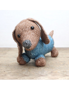 Kit de tricô - Ria o dachshund 2