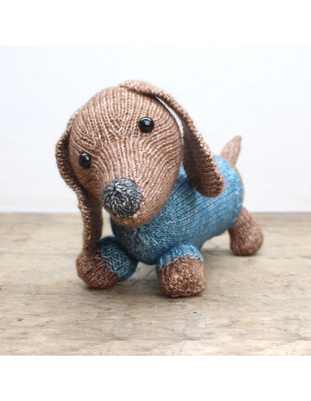 Kit de tricô - Ria o dachshund