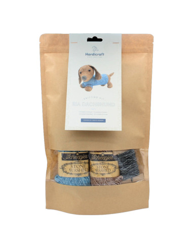 Kit de tricô - Ria o dachshund