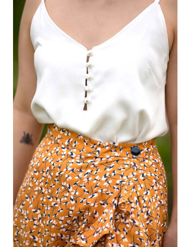 Tecido crepe de viscose madrepérola - Églantine & Zoé