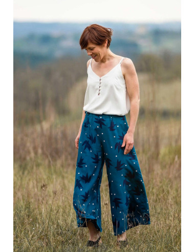 Tecido crepe de viscose madrepérola - Églantine & Zoé