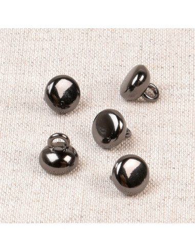Botão Chloé metal - Preto