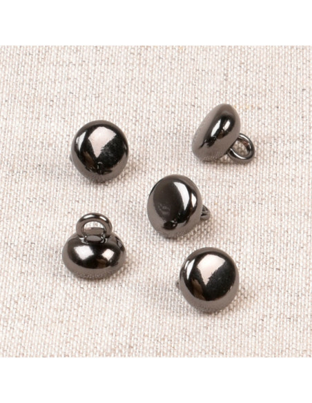 Botão Chloé metal - Preto
