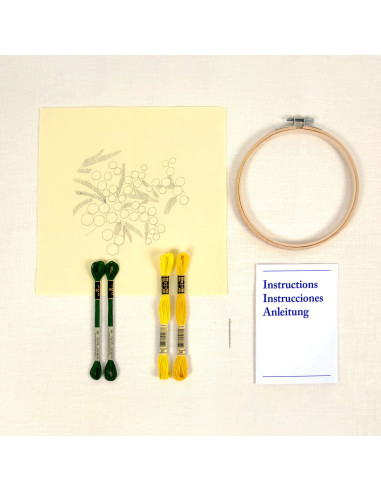 Kit de bordado - Mimosas