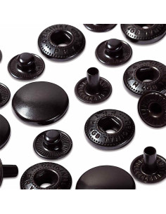Recarga de 10 botões de pressão anorak 15 mm Bruni 2