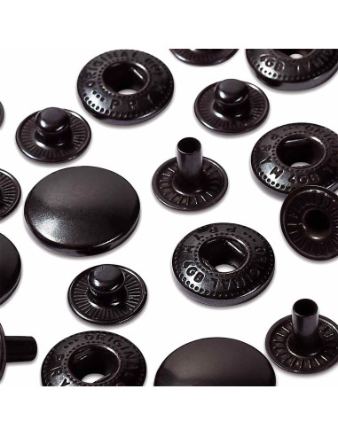 Recarga de 10 botões de pressão anorak 15 mm Bruni