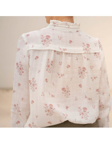 Padrão de blusa Glam decote fendido - Anna Rose patterns