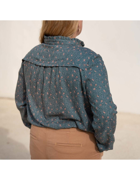 Padrão de blusa Glam decote fendido - Anna Rose patterns