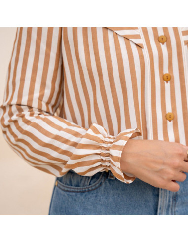 Padrão de blusa Glam abotoada - Anna Rose patterns