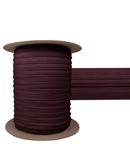 Fecho de nylon 3 mm YKK - Borgonha