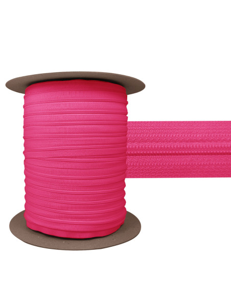 Fecho de nylon 3 mm YKK - Fúcsia