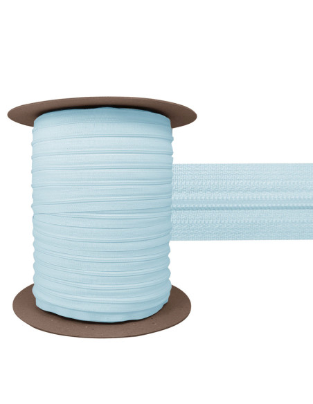 Fecho de nylon 3 mm YKK - Azul bebê