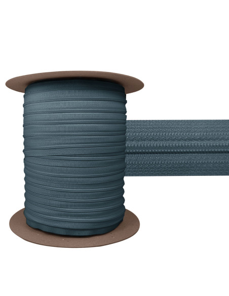 Fecho de nylon 3 mm YKK - Cinza escuro