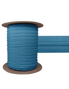 Fecho de nylon 3 mm YKK - Azul Flor