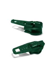 Cursor para fecho de nylon 3 mm YKK - Verde