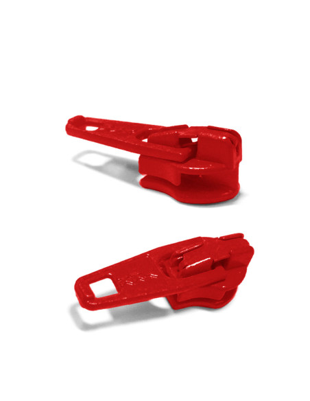 Cursor para fecho de nylon 3 mm YKK - Vermelho