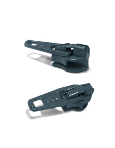 Cursor para fecho de nylon 3 mm YKK - Cinza escuro