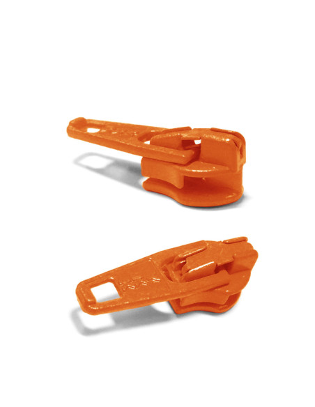 Cursor para fecho de nylon 3 mm YKK - Laranja