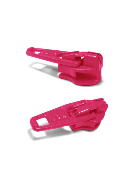Cursor para fecho de nylon 3 mm YKK - Fúcsia
