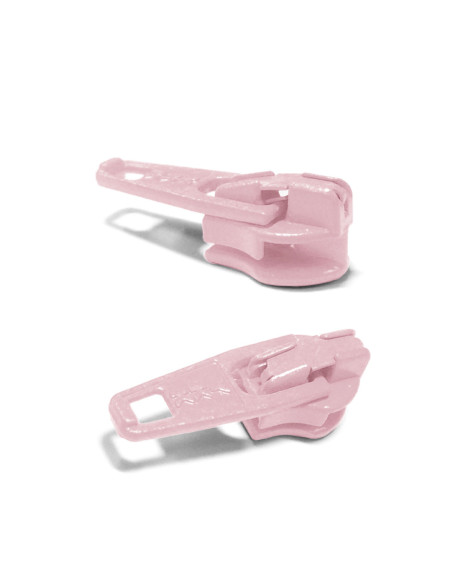Cursor para fecho de nylon 3 mm YKK - Rosa