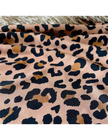 Tecido sarja de viscose Kiara Leopardo - My Dress Made