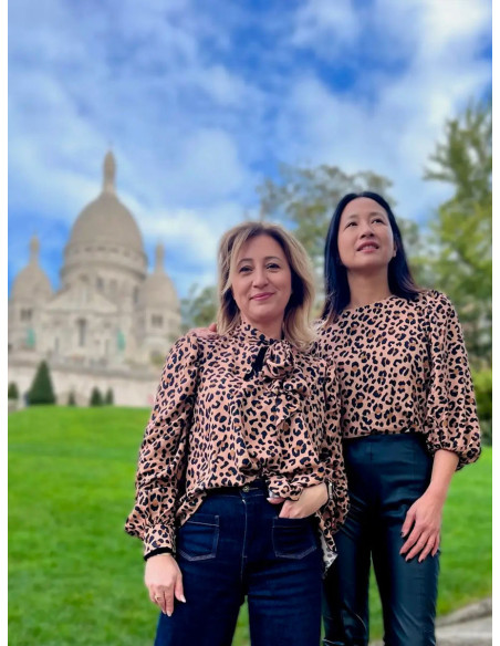 Tecido sarja de viscose Kiara Leopardo - My Dress Made