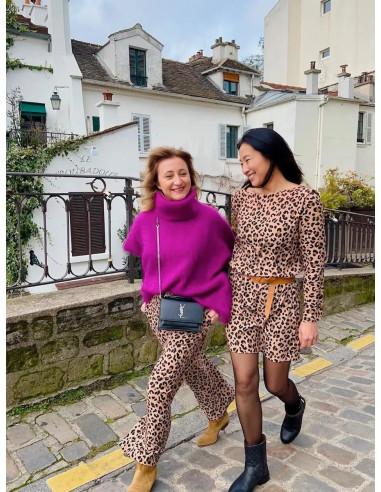 Tecido sarja de viscose Kiara Leopardo - My Dress Made