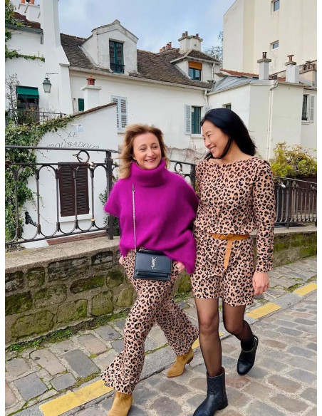 Tecido sarja de viscose Kiara Leopardo - My Dress Made