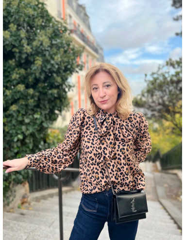 Tecido sarja de viscose Kiara Leopardo - My Dress Made