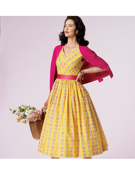 Molde de vestido Vintage 1957 - Vogue 8789