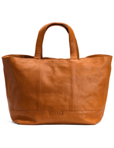 Mini shopper para tricô e crochê Muud Hiba - Whisky 2