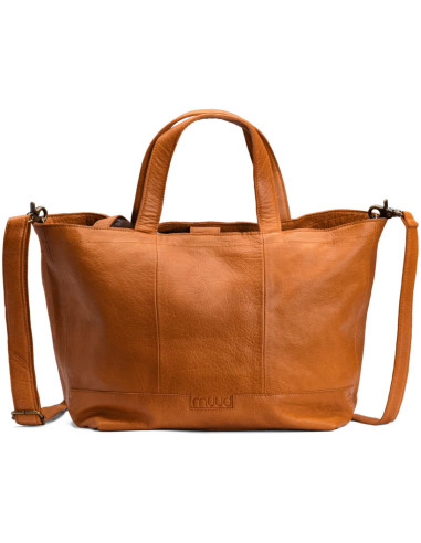 Mini shopper para tricô e crochê Muud Hiba - Whisky