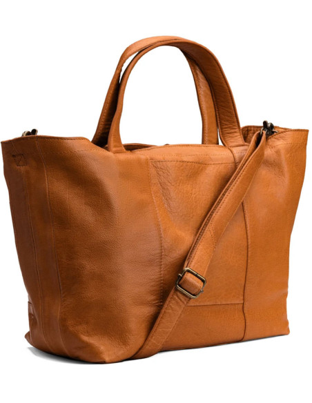 Mini shopper para tricô e crochê Muud Hiba - Whisky