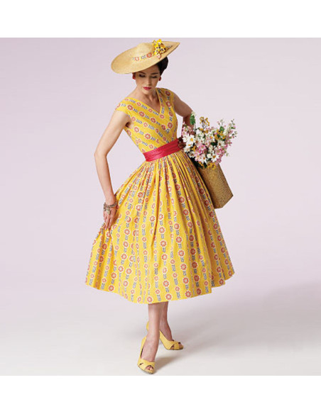 Molde de vestido Vintage 1957 - Vogue 8789