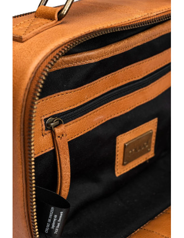Saco para tricô e crochê Muud Lilly Crossbody - Whisky