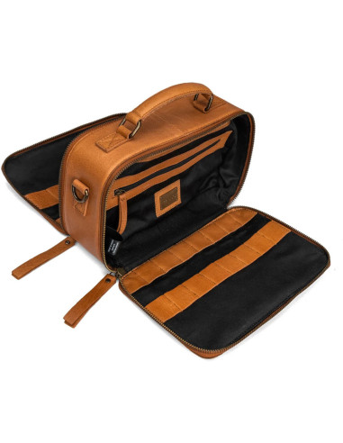 Saco para tricô e crochê Muud Lilly Crossbody - Whisky