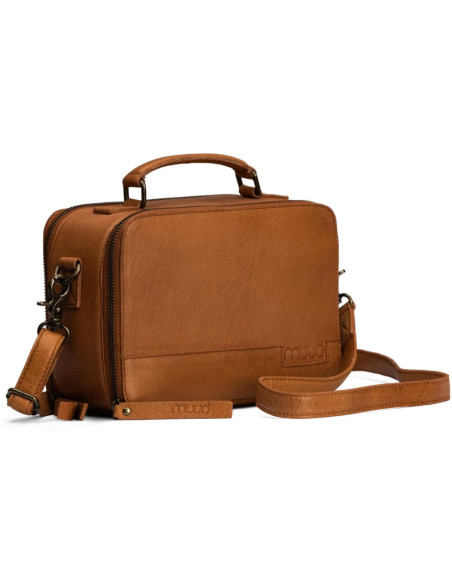 Saco para tricô e crochê Muud Lilly Crossbody - Whisky