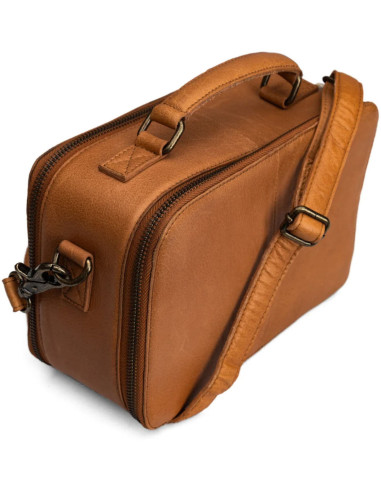 Saco para tricô e crochê Muud Lilly Crossbody - Whisky