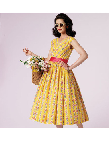 Molde de vestido Vintage 1957 - Vogue 8789