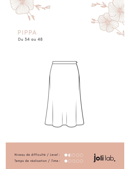 Molde de saia Pippa - Joli Lab