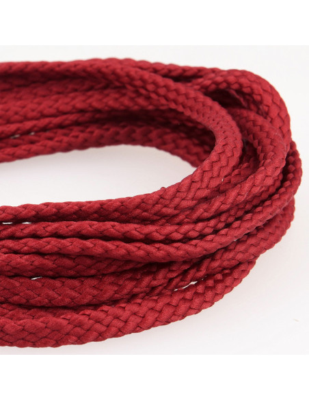 Anoraque de cordão plano - Vermelho Hermès