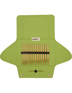 Addi Click Bamboo - Kit de agulhas de tricô circulares