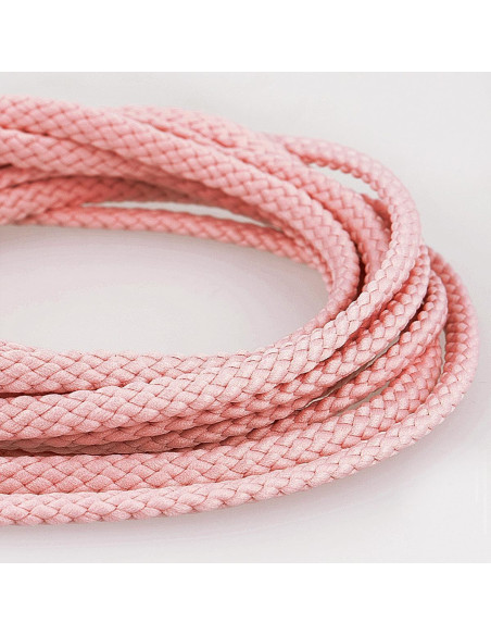 Anoraque de cordão plano - Rosa
