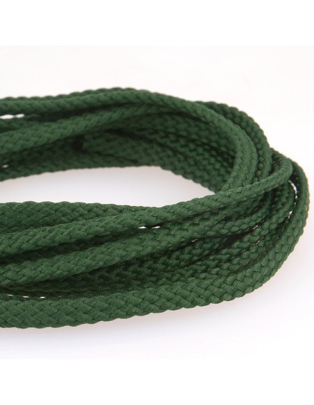Anoraque de cordão plano - Verde garrafa