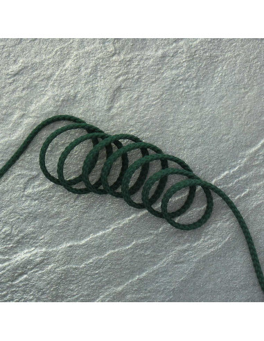 Anoraque de cordão plano - Verde garrafa