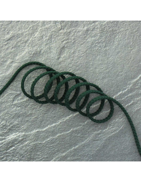 Anoraque de cordão plano - Verde garrafa